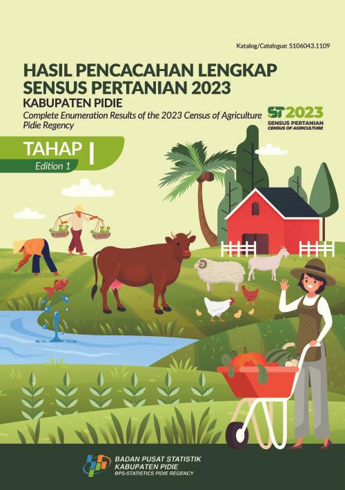 Hasil Pencacahan Lengkap Sensus Pertanian 2023 - Tahap I Kabupaten Pidie